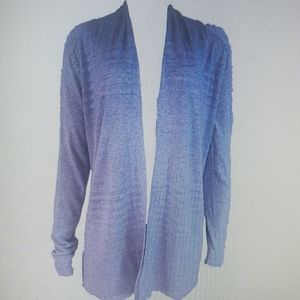 Theory Cardigan Open Sweater New Frost Grey New
